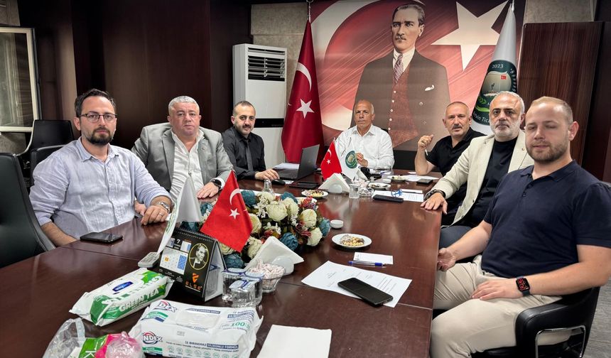 Artvin Ticaret Borsası Yönetim Kurulu toplantısı gerçekleştirildi