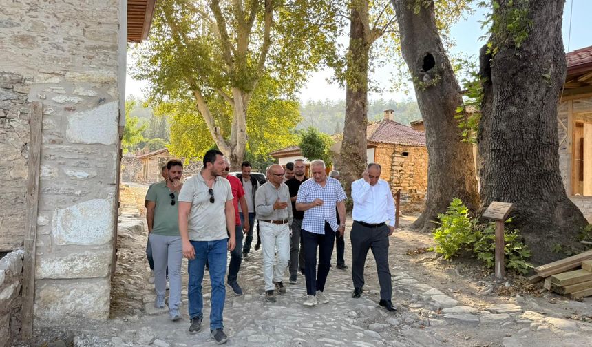 AK Parti Muğla Milletvekili Kadem Mete yangın bölgesinde
