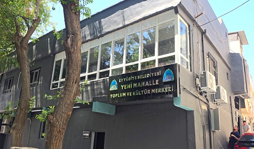 Eyyübiye Belediyesi’nden Yeni Mahalle’ye Toplum ve Kültür Merkezi