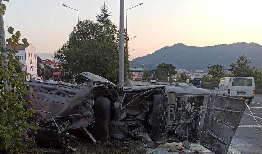Espiye'de korkunç kaza ile Ahmet Güner vefat etti