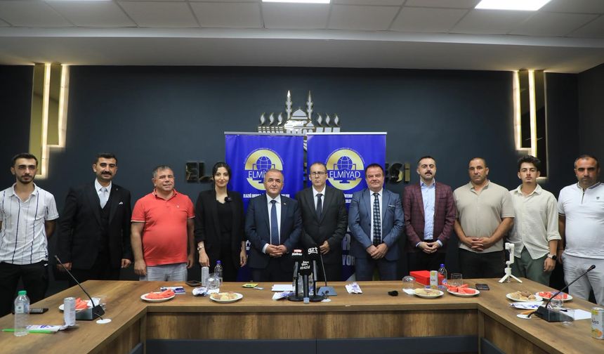 Vali Numan Hatipoğlu, "ELMİYAD ile Şehir Konuşuyor" programının ilk konuğu oldu