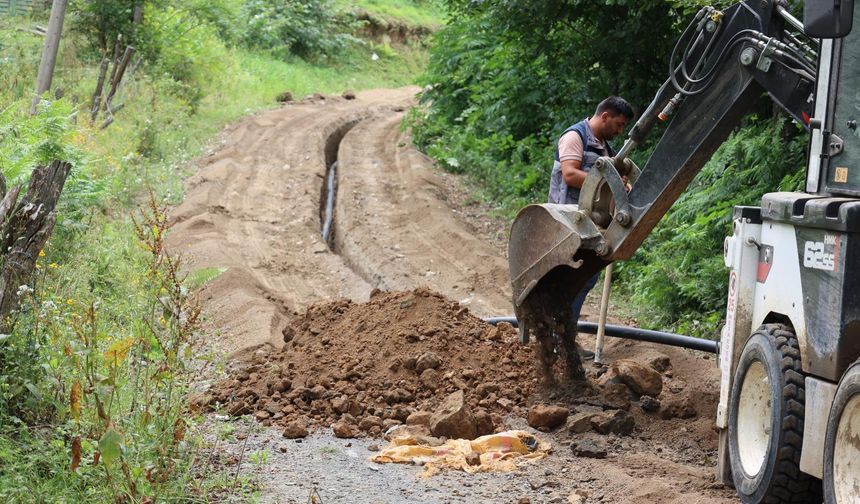 Ordu Çaybaşı'nın en büyük mahallesinin içme suyu tarih oldu