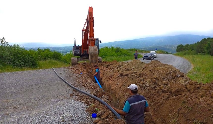 Balıkesir Belediye'si Kepsut’un Mehmetler Mahallesi’ni şebeke suyuna kavuşturdu
