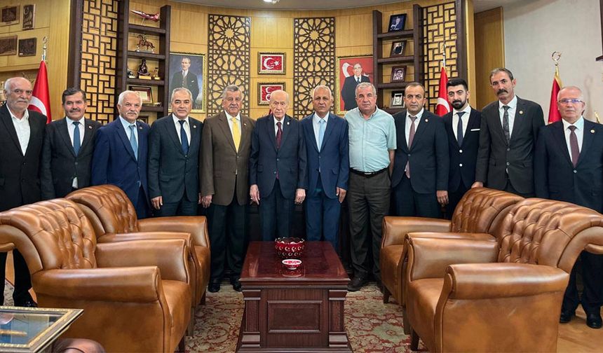 MHP Isparta heyetinden genel başkan Bahçeli’ye ziyaret