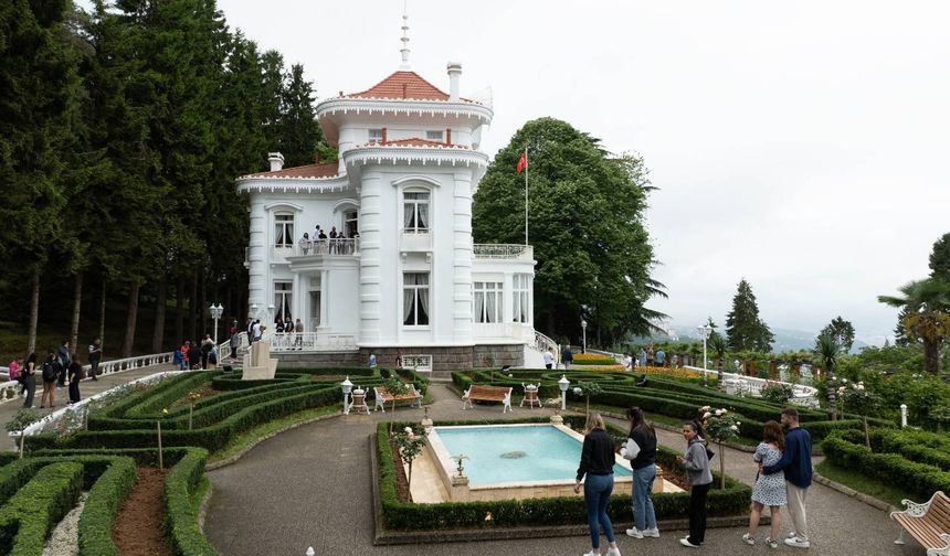 Trabzon Atatürk Köşkü yüz binlerce ziyaretçi ağırladı