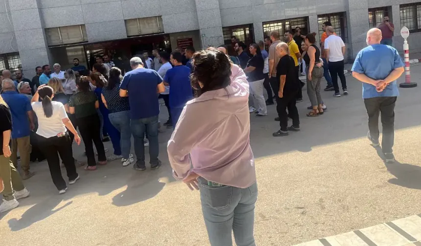 Balcalı hastanesi çalışanları İş bıraktı