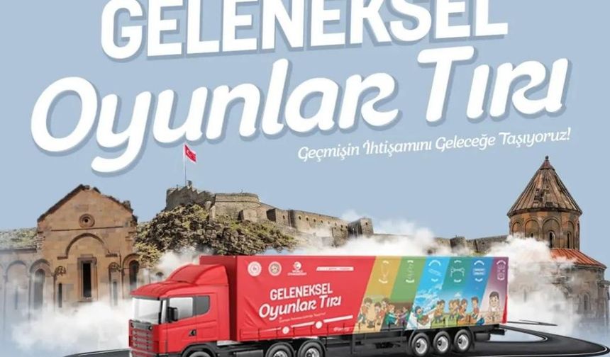 Geleneksel Oyunlar Tırı Kars’ta Çocuklarla Buluşuyor!