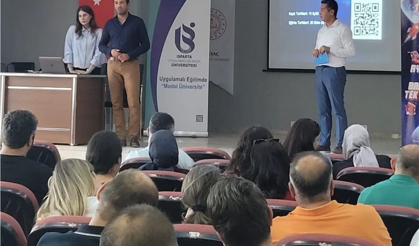 Isparta’da öğretmenler TEKNOFEST için hazırlanıyor
