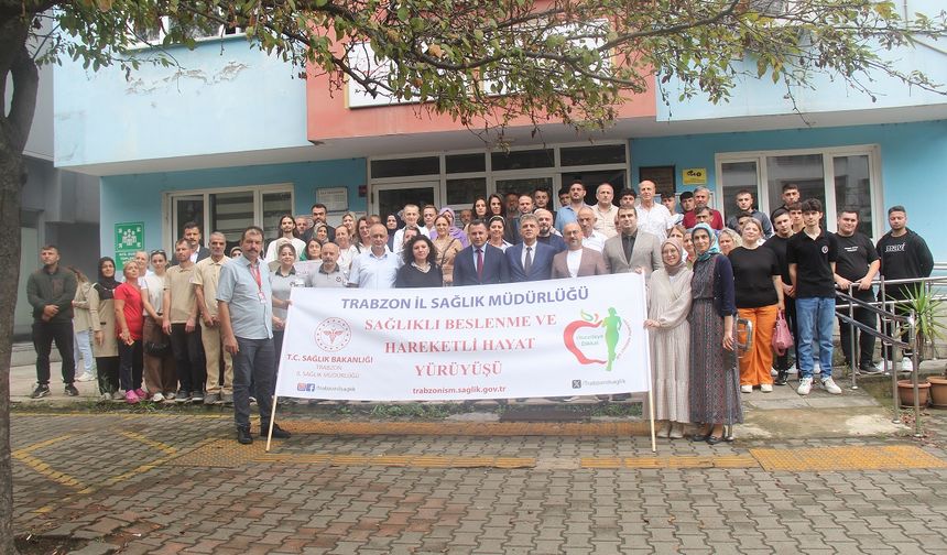 Trabzon Vakfıkebir’de “Sağlık için harekete geç” yürüyüşü
