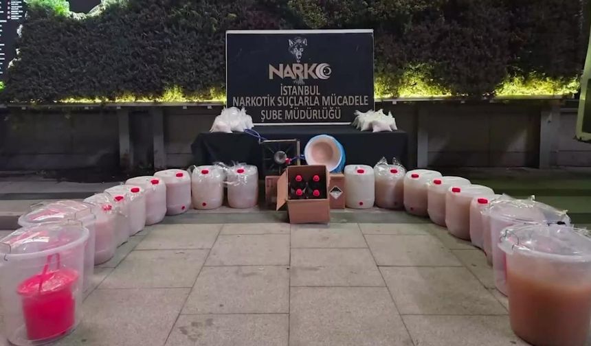 İstanbul’da uyuşturucu operasyonu: 178 kilo metamfetamin ele geçirildi