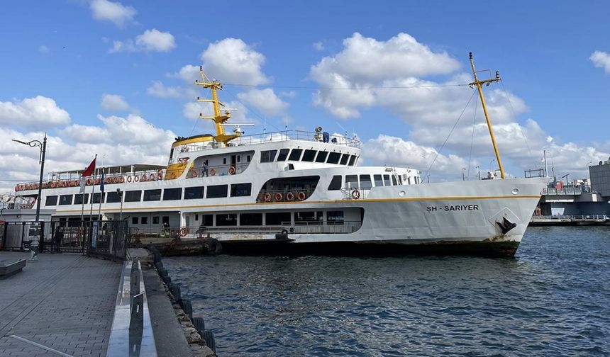 İstanbul’da bazı vapur seferleri geçici olarak durduruldu