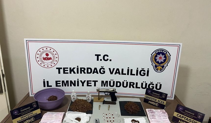 Tekirdağ’da torbacı operasyonları: 14 kişi tutuklandı