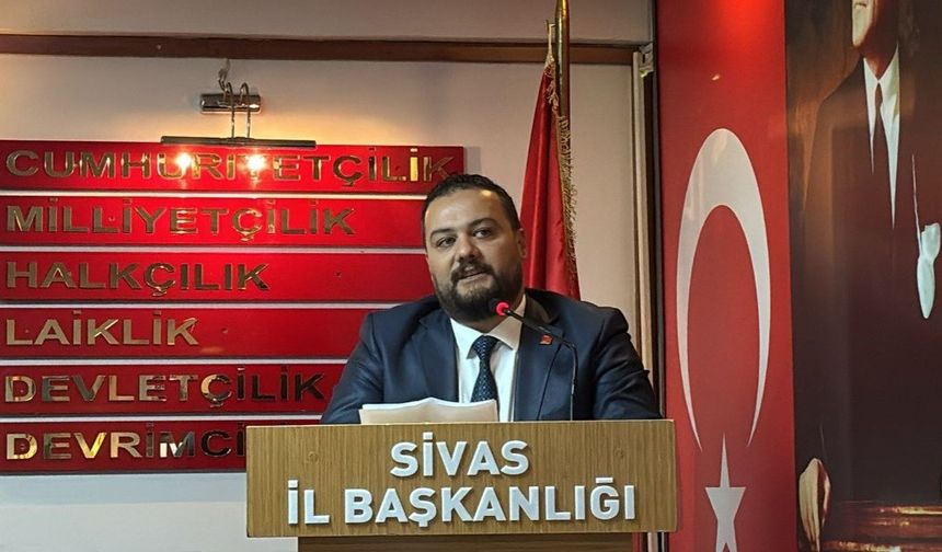 İş İnsanı Onur Konk, CHP Sivas Merkez İlçe Başkan adaylığını açıkladı
