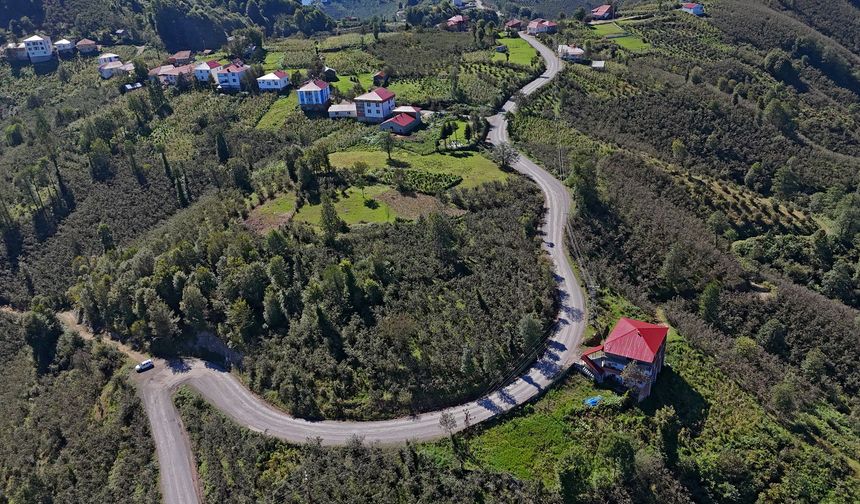 Ordu Gürgentepe’de 13 kilometrelik asfalt çalışması