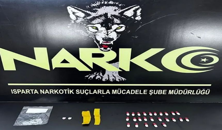 Isparta'da uyuşturucu operasyonu: 2 kişi yakalandı