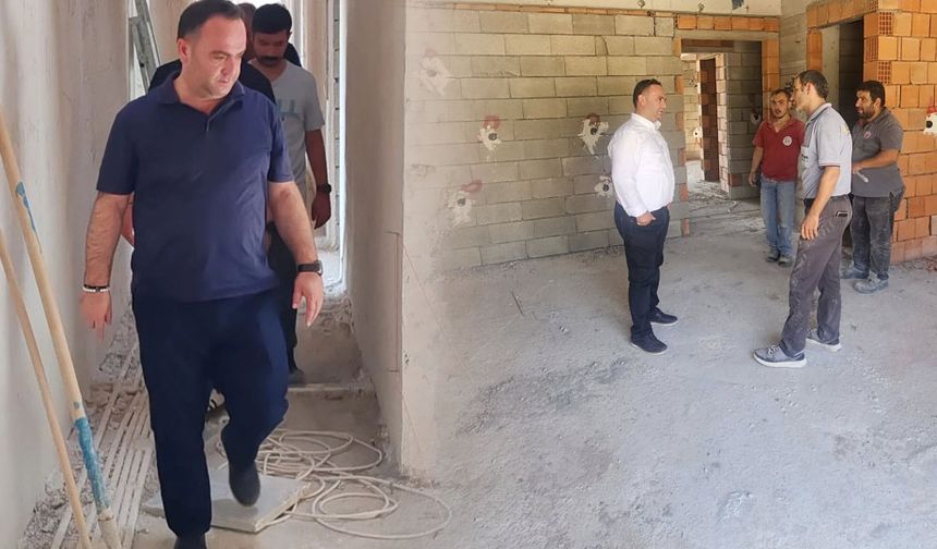 Sütçüler’de KYK yurdu inşaatında sona yaklaşıldı