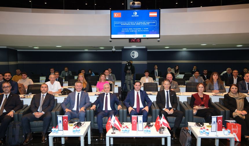 Türkiye-Avusturya ekonomik iş birliği ASO'da masaya yatırıldı