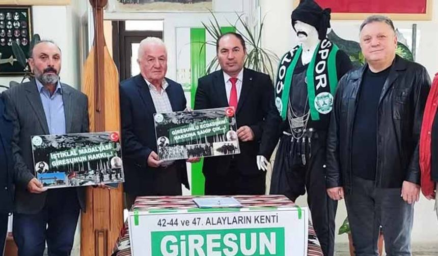 Ali Kara; Giresun'a istiklal madalyası için yollara düştü