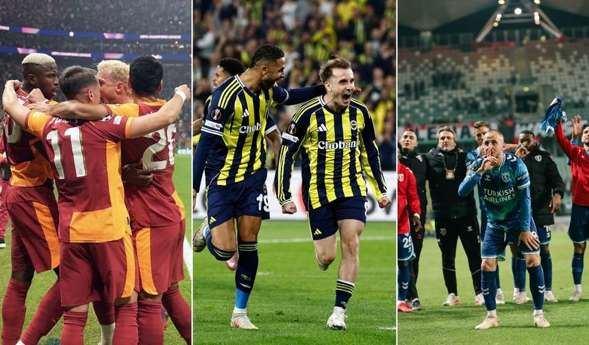 Avrupa’da tarihi zafer haftası: Temsilcilerimiz 3’te 3 yaptı