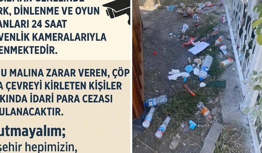 Kağızman’da park ve oyun alanlarına 24 saat kamera takibi