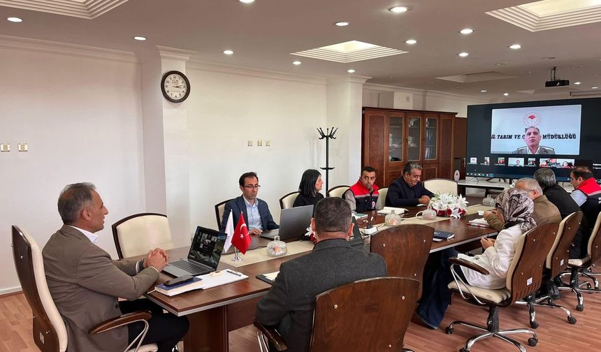 Kars Tarım İl Müdürlüğü’nde değerlendirme toplantısı gerçekleştirildi