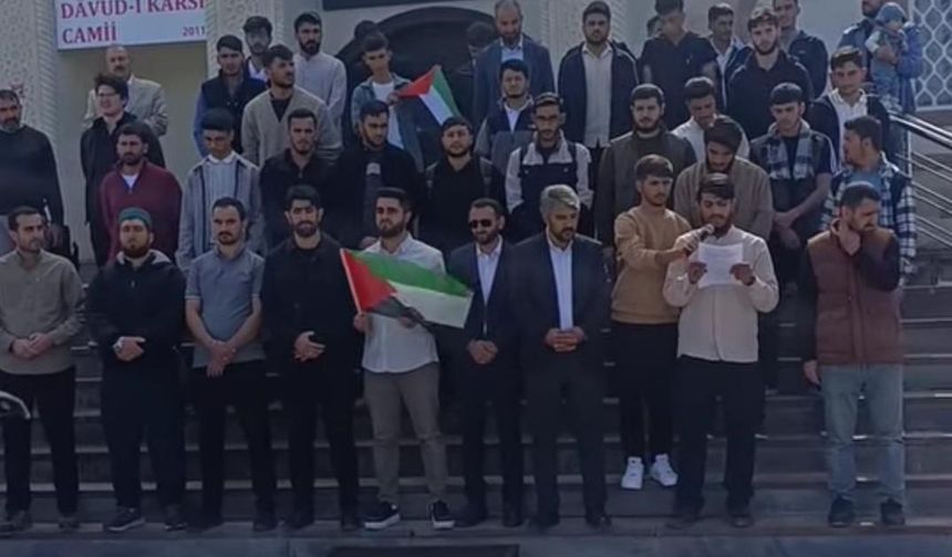 Kars'ta ilk Kıblemiz Mescid-i Aksa etkinliği düzenlendi