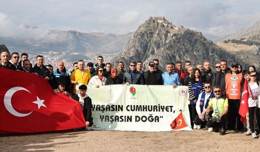 Amasya’da Cumhuriyetin 102’nci yılı doğayla kutlandı