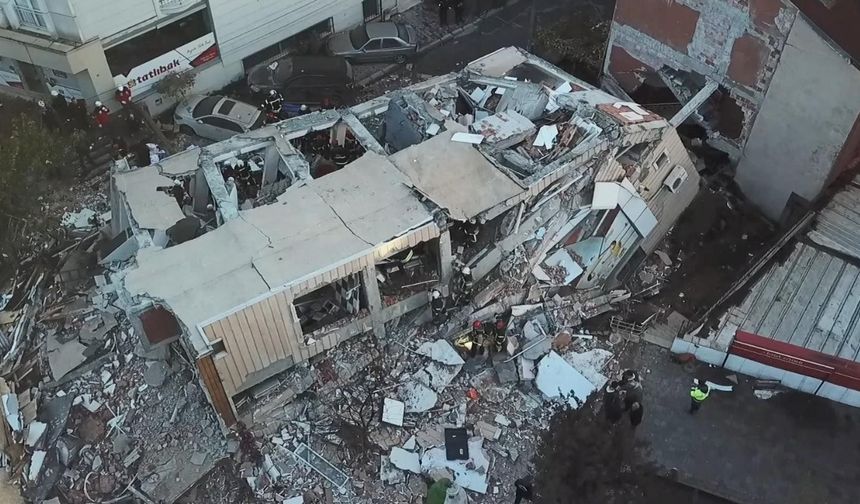 Gebze’de çöken bina enkazdan 2 cansız beden çıkarıldı