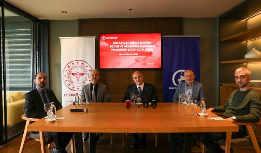 Düzce’de “Eğitim ve Araştırma Hastanesi” doğuyor