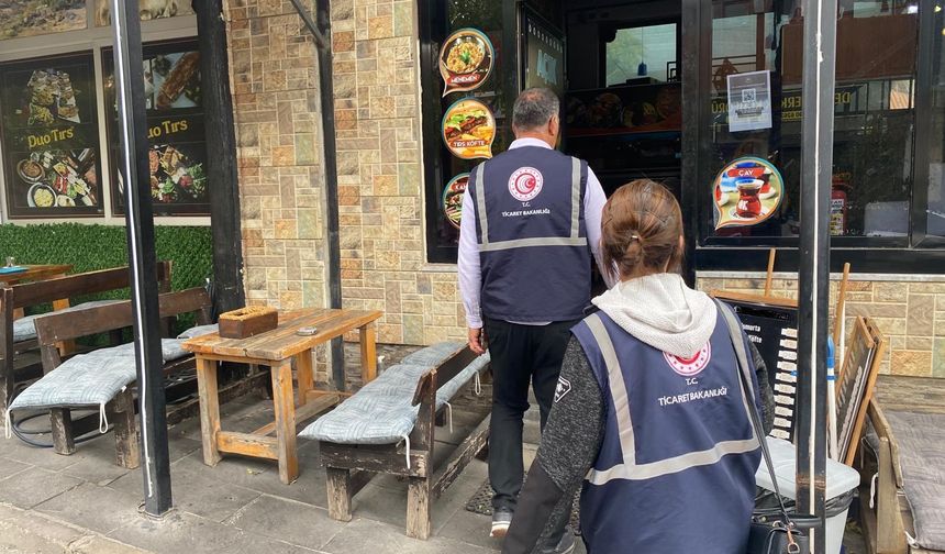 Tunceli'de 1 ayda 5 ilçede 274 firma denetlendi