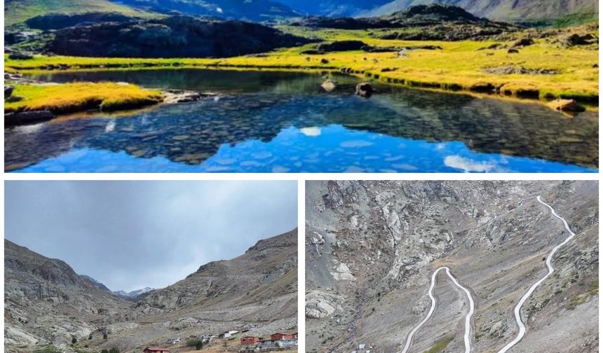 Artabel Gölleri Tabiat Parkı’nda ulaşımı kolaylaştıracak beton yol çalışmaları devam ediyor.