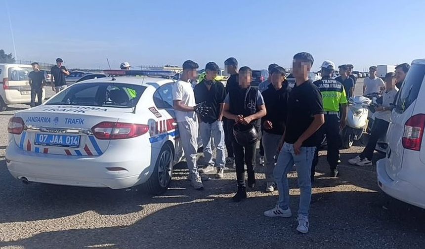 Manavgat’ta motosikletçilere 220 bin lira ceza