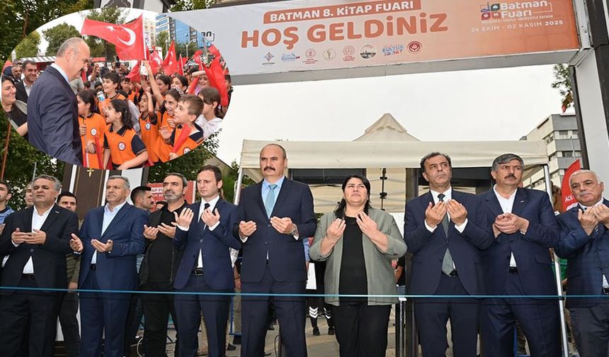 8. kitap fuarı ve kültür sanat festivali Batmanlılarla buluştu