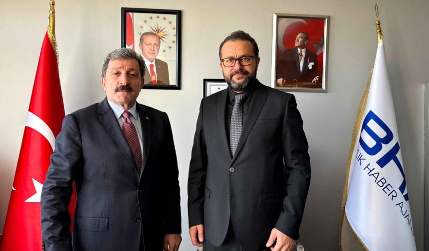 Samsun Valisi Orhan Tavlı'dan Gazeteci Said Çetintaş'a anlamlı ziyaret