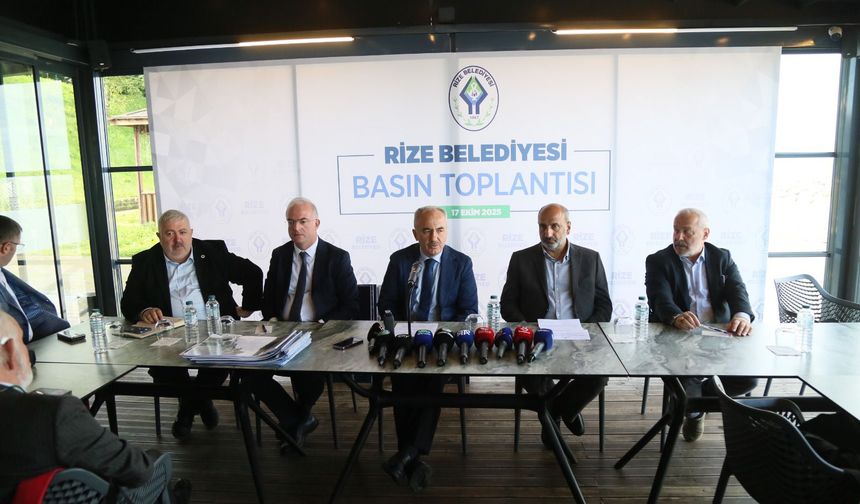 Rize’nin su altyapısında büyük dönüşüm başlıyor