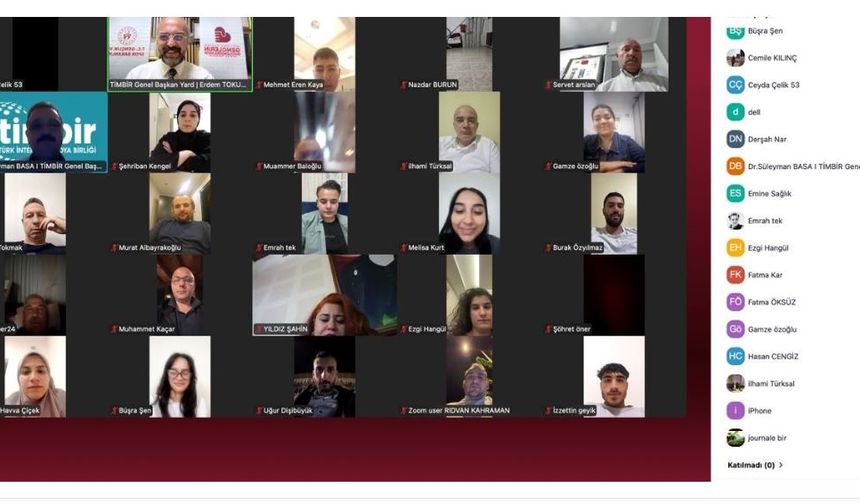 Gençlere Kriz Anında Bilgi Akışını Yönetebilme anlatıldı