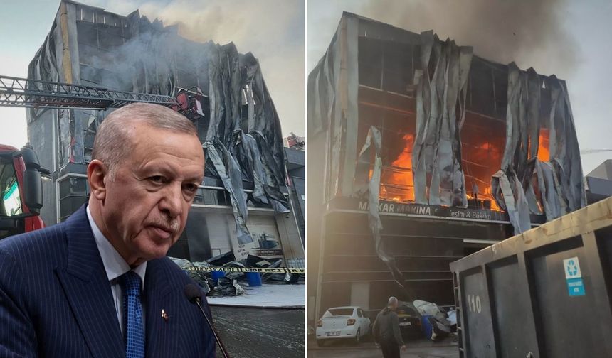 Cumhurbaşkanı Erdoğan: “Depo yangınıyla ilgili soruşturma başlatıldı”