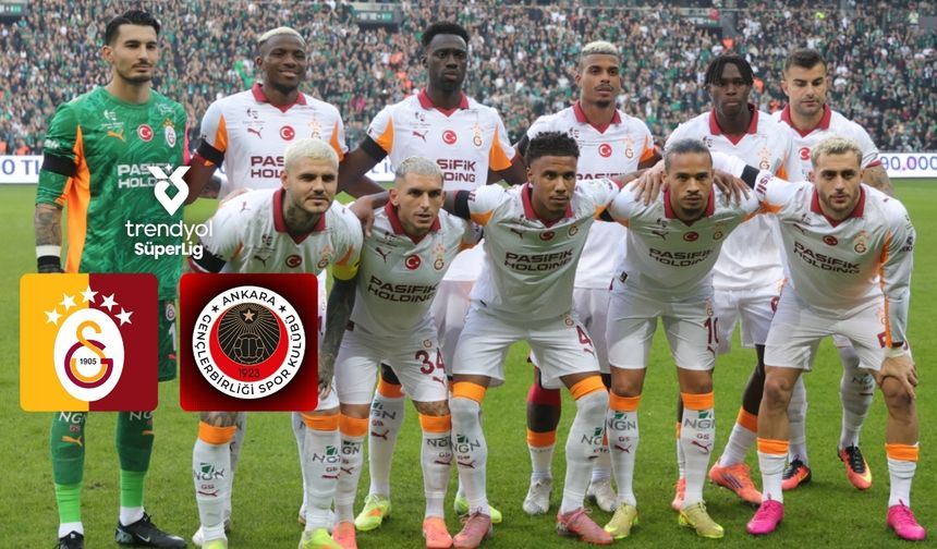 Galatasaray, Gençlerbirliği maçına 6 eksikle çıkıyor