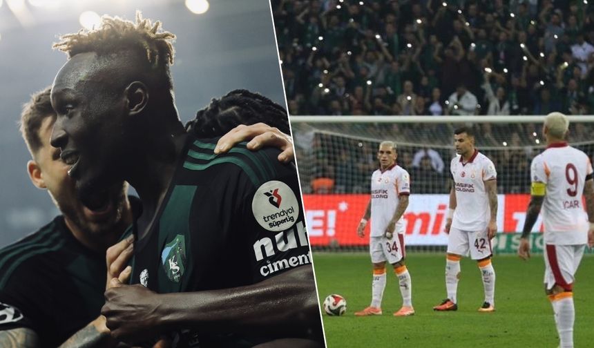 Galatasaray, Kocaelispor karşısında namağlup ünvanını kaybetti