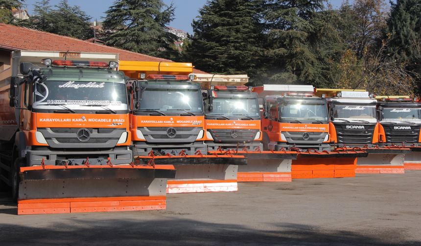 Karayolları Beypazarı 43. Şube Şefliği Kış sezonunu başlattı