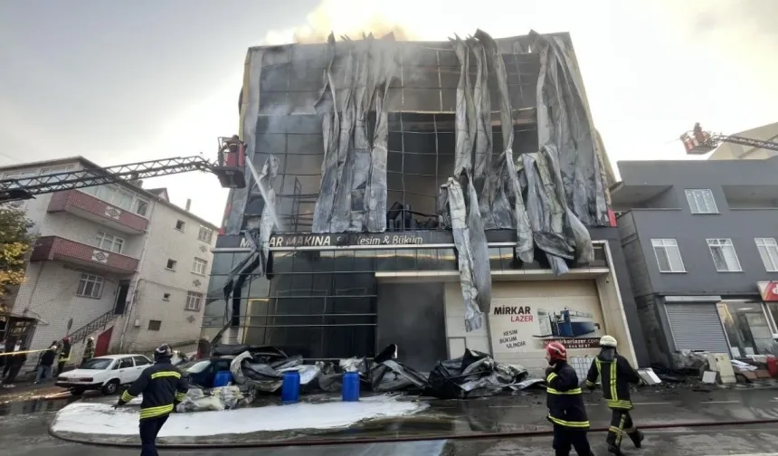 Kocaeli'deki depo yangını soruşturmasında 7 kişi açığa alındı