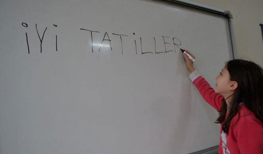 Okullarda ara tatil bugün başlıyor