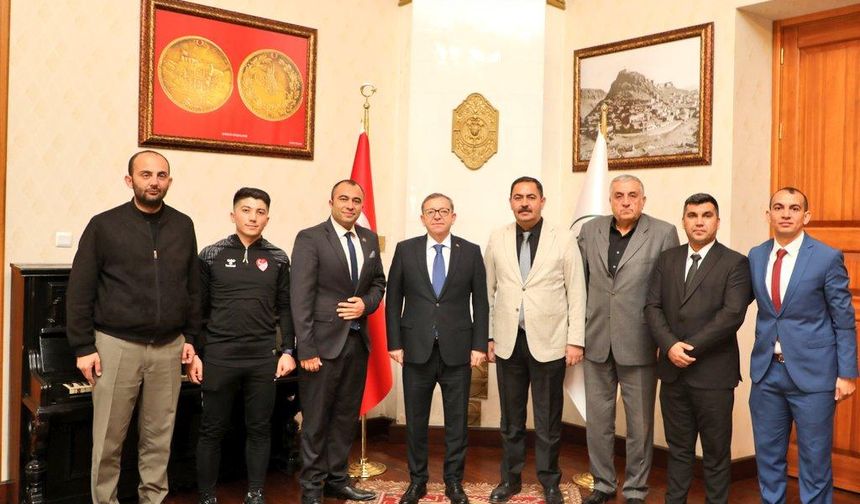Kars Valisi Ziya Polat, TFFHGD Heyetine Kabul etti