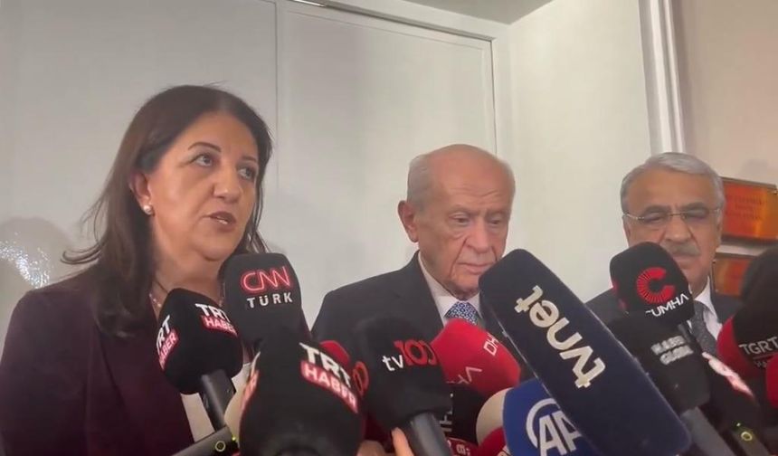 DEM Parti Heyeti, Bahçeli ile TBMM’de görüştü