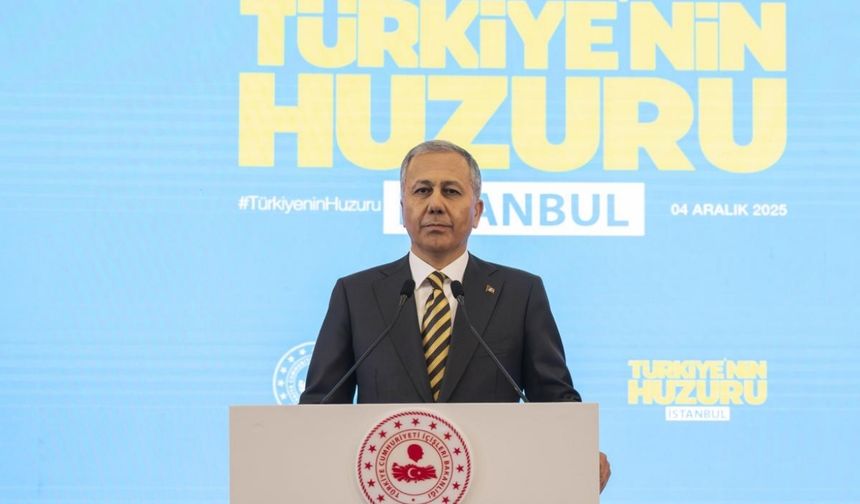 Bakan Yerlikaya: İstanbul ve Türkiye’de suç oranları azaldı