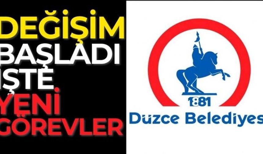 Düzce Belediyesi’nde “2025’in son atamaları” yapıldı