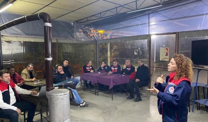 Aydınlı hayvan üreticilerine şap bilgilendirmesi