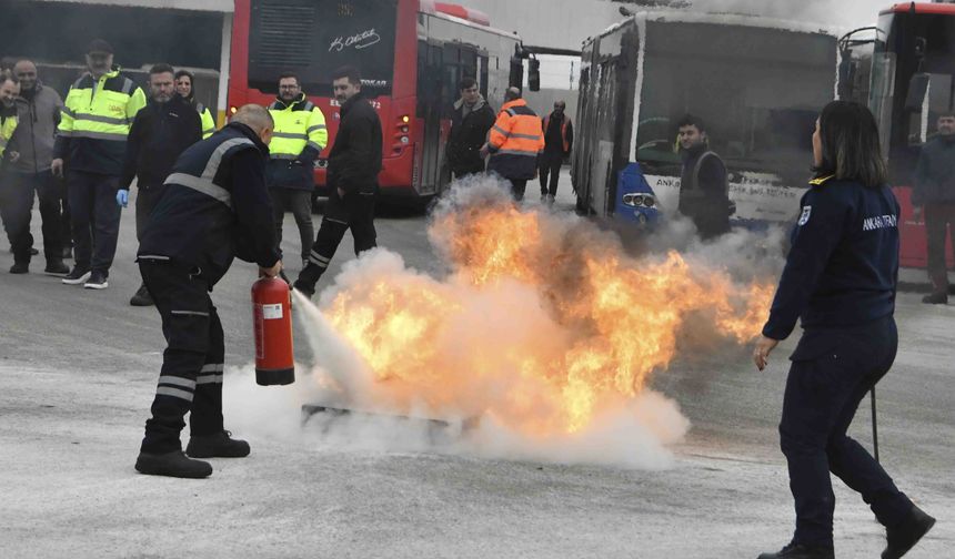 EGO personeline “acil durum tatbikatı”