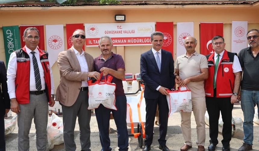 Gümüşhane İlinde Hayata Geçirilen Projenin Ekipman Dağıtım Töreni gerçekleştirildi