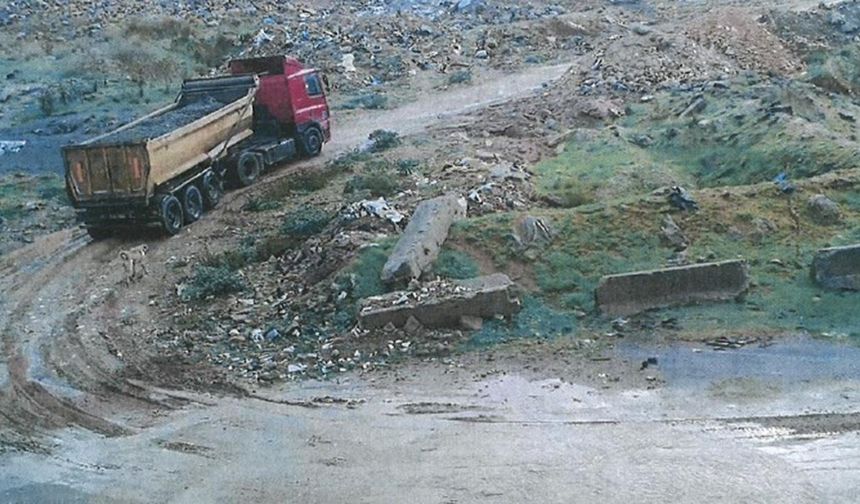 Hafriyat döken firmaya 7,5 milyon lira ceza